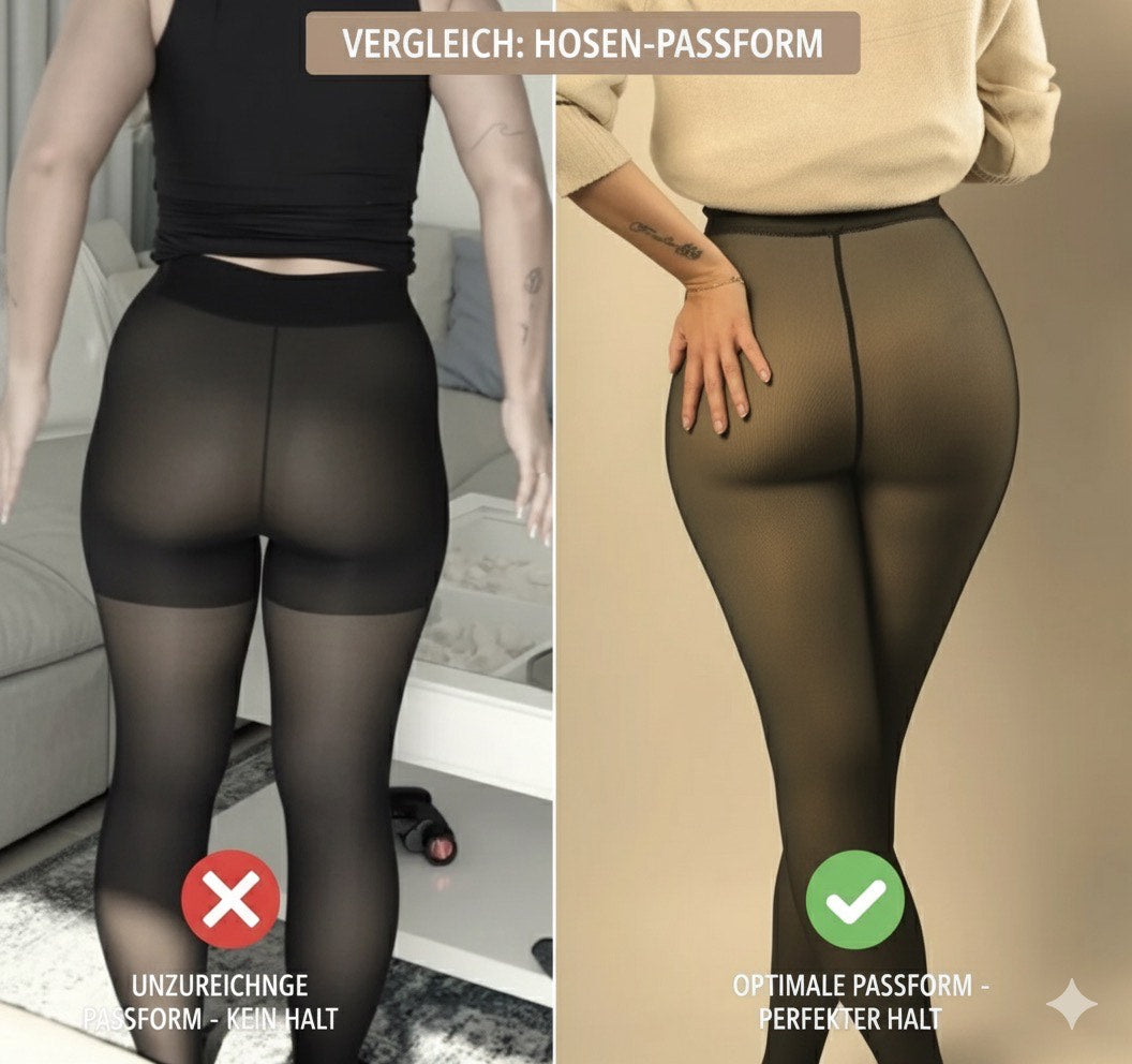 Fleece Strumpfhose™ mit stilvoller & bequemer Naht