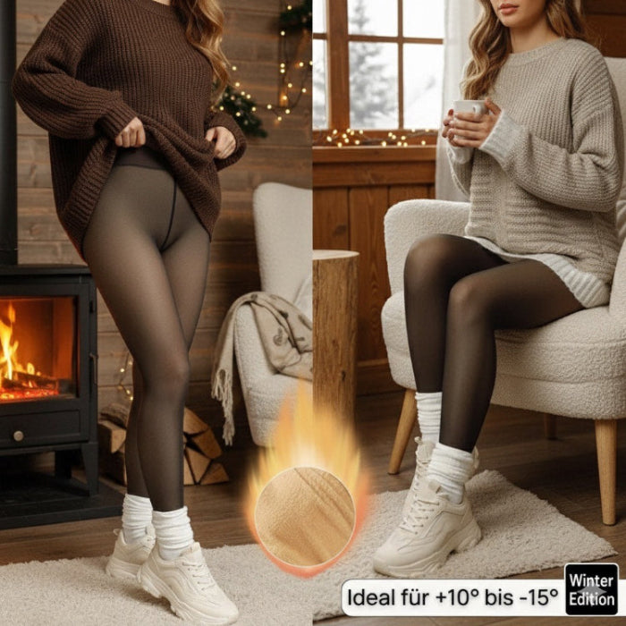 Fleece Strumpfhose™ mit stilvoller & bequemer Naht