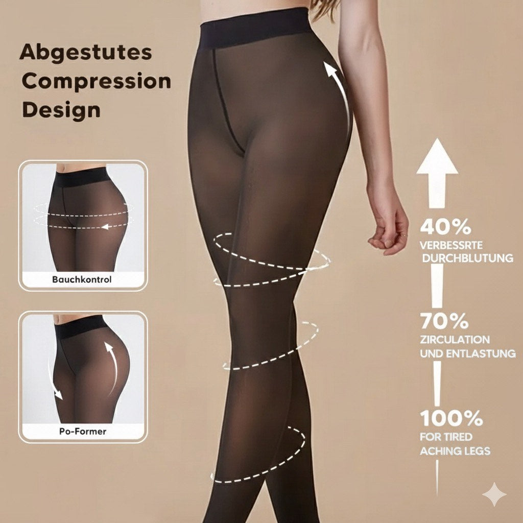 Fleece Strumpfhose™ mit stilvoller & bequemer Naht